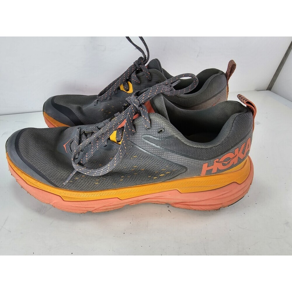 Hoka One One Womens Challenger ATR 6 Gray Shoes Sneaker 9B 1106512 - Picture 6 of 10